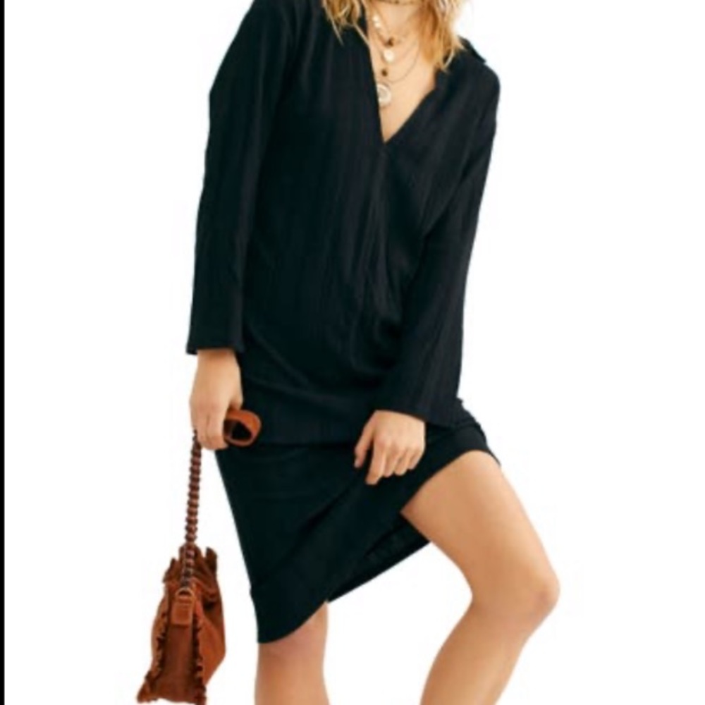 free people beach aster collar midi dress